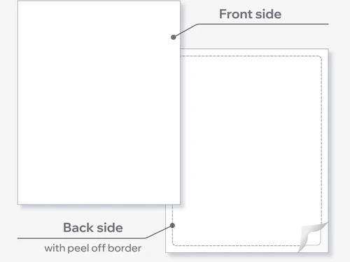 Exterior Window Sticker Blank
