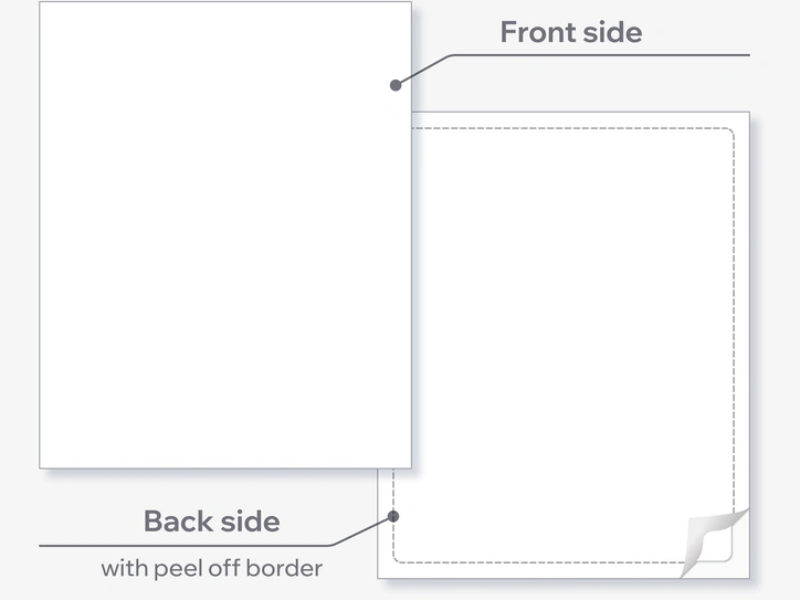 Exterior Window Sticker Blank