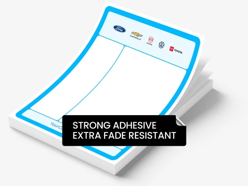 Exterior Window Sticker Custom - STRONG ADHESIVE - EXTRA FADE RESISTANT (Polyester)