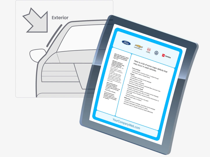 Exterior Window Sticker Custom