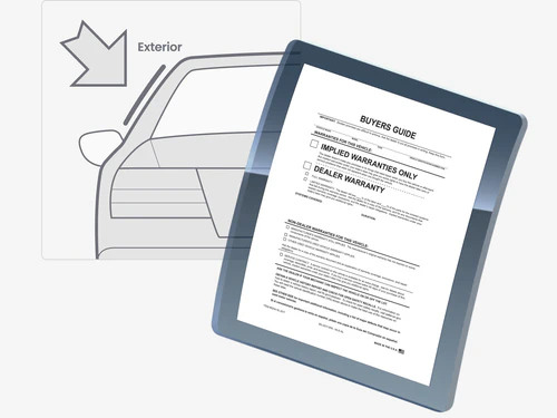 Exterior Buyers Guide Implied Warranty