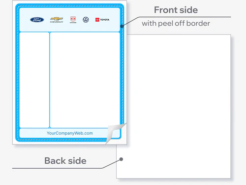 Interior Window Sticker Custom