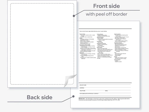 Interior Buyers Guide Backer Printing Only