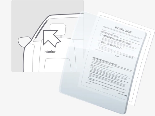 Interior Buyers Guide - Implied Warranty - P/A- No Lines
