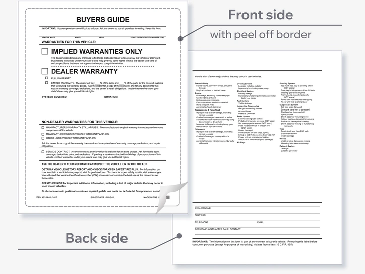 Interior Buyers Guide Implied Warranty