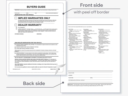 Interior Buyers Guide Implied Warranty