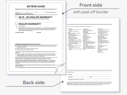 Interior Buyers Guide - BG-2017 - As Is - P/A - No Lines
